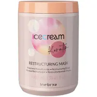 Inebrya Ice Cream Keratin Restructuring Mask Restruktura ni Maska S Keratinem 1000ml