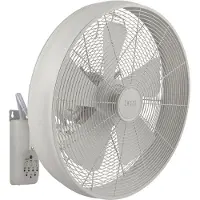 Beacon Lighting Wandventilator Breeze, weiß, Ø 41 cm Breeze, weiß / opal, für Wohn- / Esszimmer, Kunststoff