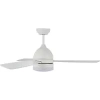 Lucci air Vector LED-Deckenventilator DC leise 122 cm CCT - Beacon , Vector, Weiß, für Wohnzimmer, Holz, Modern