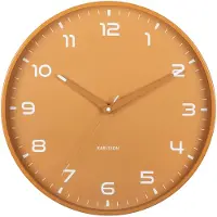 Karlsson - Wanduhr Orgullo - ockerfarben - Ø40cm