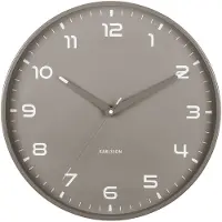 Karlsson - Wanduhr Orgullo - Dunkelgrau - Ø40cm