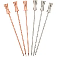 Barprofessional Cocktailpicks Stahl Jigger 6 Stück