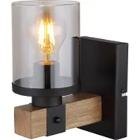 Globo Wandleuchte aus Holz Lila