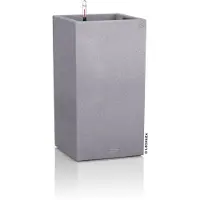 Lechuza 'Canto Stone 30 high', steingrau, ca. 30 x 30 x H 56 cm