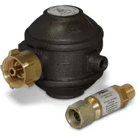 Enders Profi-Gas-Kit, gold/grau, Metall, 24 cm, 50 mbar
