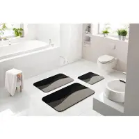Linea Due Badematte "Flash", braun, H:18mm, Polyacryl, Badematten, Badematte