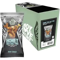 NoyNuts Nussmischung Honey Sea Salt Mix, im Beutel, geröstet & gesalzen, 2 Nusssorten, je 45 g, 12 Pack