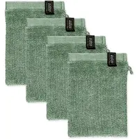 Schöner Wohnen Waschhandschuh "Sense", (Packung, 4 St., 4 Waschhandschuhe 16 x 21 cm)