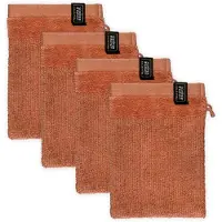 Schöner Wohnen Waschhandschuh "Sense", (Packung, 4 St., 4 Waschhandschuhe 16 x 21 cm)