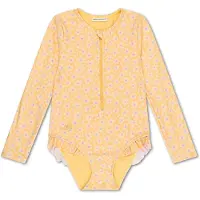 Swim Essentials Langärmlig UV-Schutzanzug, Florish Yellow, 98-104