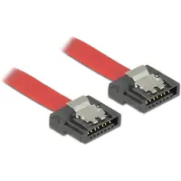 DeLOCK SATA-3 Kabel 30 cm, Metall Clip