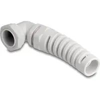 DeLOCK 60590 mit Knickschutz PG21 Kunststoff Grau 1 St.