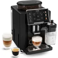 Krups EA9128D, Espressomaschine, Kaffeebohnen, Eingebautes Mahlwerk, Schwarz