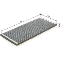 Bosch Innenraumluftfilter mit Aktivkohle 1 987 432 343