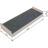 Bosch Innenraumluftfilter mit Aktivkohle 1 987 431 458