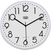 Trevi OM 3508 S, Wand, Quarzuhr, Kreis, Weiß, Erwachsene, Akku