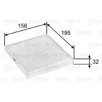 Valeo 715637 Innenraumfilter Pollenfilter für DAIHATSU SIRION (M3)