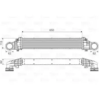 Valeo Ladeluftkühler 818587 für MERCEDES-BENZ (BBDC)