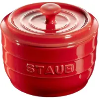 Staub Ceramique Salzfass, Kirsch-Rot Keramik 250 ml Kirsch-Rot