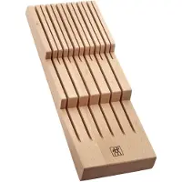 Zwilling - Knife storage - Beech - 8 knives - Brown