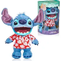 Disney Plüsch Hawaiian Chatty Stitch Deluxe interaktiv 32 cm Stofftier