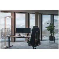 SLV LED-Stehleuchte Worklight Büro 195cm weiß