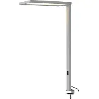 SLV LED Klemmleuchte Worklight in Silber 2x 39,5W 7600lm