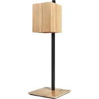 Ledvance Smart+ Wood, Intelligente Tischleuchte, WLAN, Braun, Metall, Holz, 3000 K, 6500 K