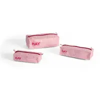 HAY - Candy Mono Waschtasche Box - 3er-Set (Rosa)