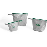 HAY - Candy Mono Waschtasche - 3er-Set (Grau)
