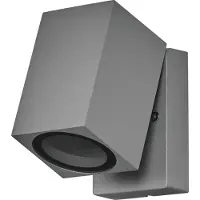 Ledvance ENDURA Classic Cube, Oberfläche, Cube, 1 Glühbirne(n), IP44, Silber