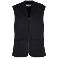 Barbour Weste Warm Pile Waistcoat Zip-In Liner Herren Black-Größe 36