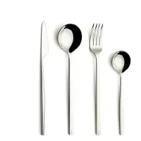 Comas Besteck-Set ATLANTIDA, 24 Teile Edelstahl 18/10 poliert / Tafelbesteck