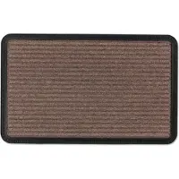 Astra Fußmatte für Innen & Außen BORDER STAR 1 in Braun | Gr.: 40 x 60 cm