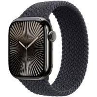 Apple Geflochtenes Solo Loop für Watch | 44/45/46/49 mm - Größe 11 - Midnight