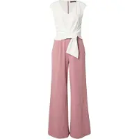 Vera Mont Jumpsuit "Jumpsuit mit weitem Bein", Damen, Gr. 36, EURO, rosa (patch rosé, weiß), Obermaterial: 95% Polyester PES. 5% Elasthan EL., Overalls Jumpsuit