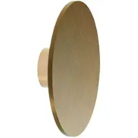 LIGHT-POINT Soho W4 Wandleuchte Ø40 IP54 2700/3000K Brass - , dimmbar, Gold / Messing, für Wohnzimmer, Aluminium