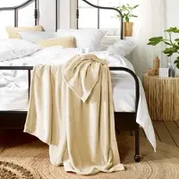 De Witte Lietaer Tagesdecke Snuggly Sand-150 x 200 cm