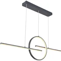 Globo Lighting Hängeleuchte Metall Graphit, LED