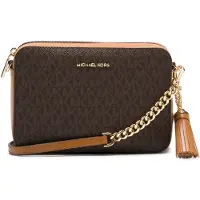 Michael Kors Damen Umhängetasche Jet Set MD Camera Bag Braun 32F8GF5M2B200