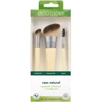 Ecotools Neu Natural Conceal Enhance & Sculpt Trio Makeup Pinsel 3 Stück Set