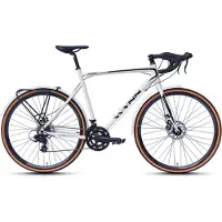 Wynn Gravelbike "GRL1.1" Gr. 56, weiß, weiß, Fahrräder, 56cm, 28 Zoll (71,12cm) hinten: 28 Zoll (71,12cm), Gravelbike