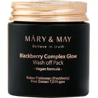 MARY & MAY Blackberry Complex Glow Wash off Pack 175 g