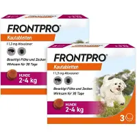 Boehringer ingelheim FRONTPRO Hund 11mg XS 2-4 KG 2X3 St