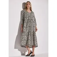 Street One Midikleid Ohne Taschen mit grafischem Muster