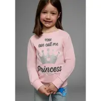 Kidsworld Langarmshirt "YOU CAN CALL ME PRINCESS" Langarm, Basic-Passform, bedruckt, Rundhalsausschnitt