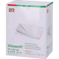 Lohmann & Rauscher GmbH & Co. KG Lohmann Rauscher Vliwasoft Vliesstoffkompresse 4 - fach steril 75 x 2 Stück - 10 x 20 cm 150 St