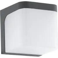 Eglo LED-Außenleuchte Jorba schwarz mit weiß