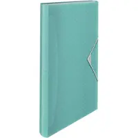 Esselte 626252, Konventioneller Dateiordner, Polypropylen (PP), Blau, Gummiband, 330 mm, 260 mm