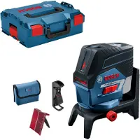 Bosch GCL2-50C Kreuzlinienlaser Laser Rot + RM2 Dreh-, BM3 Wandhalterung +L-BOXX